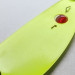 Vintage  Red Eye Lures Red Eye Evil Eye, 1/3oz yellow/red eye UV fishing spoon #22800