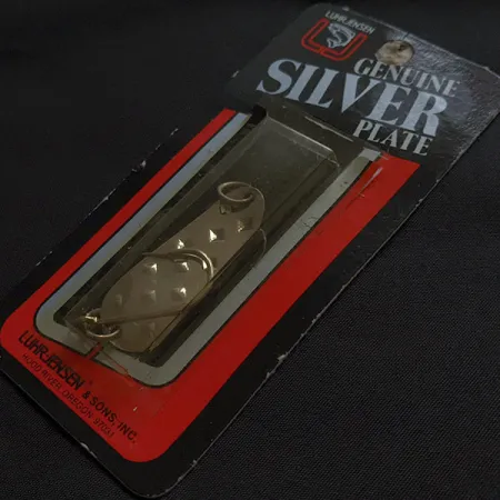 Luhr Jensen Alpena Diamond, 3/16oz silver fishing spoon #22815