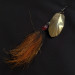 Vintage   Musky Bucktail Spinner, 3/4oz gold spinning lure #22816