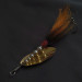 Vintage   Musky Bucktail Spinner, 3/4oz gold spinning lure #22816