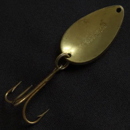 Vintage Wright & McGill Pay-master, 1/4oz gold fishing spoon #22818
