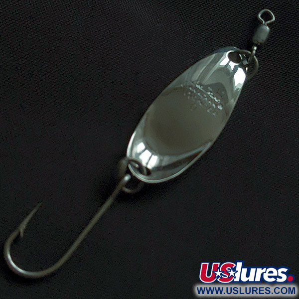 Vintage   Les Davis Canadian Wonder 0, 1/16oz nickel fishing spoon #22821