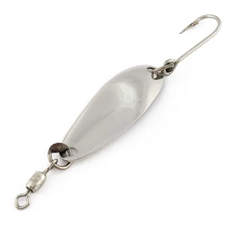 Vintage Les Davis Canadian Wonder 0, 1/16oz nickel fishing spoon #22821