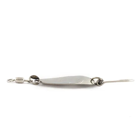Vintage Les Davis Canadian Wonder 0, 1/16oz nickel fishing spoon #22821