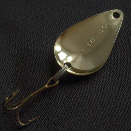 Vintage Acme Stee-Lee #2, 1/4oz gold/red fishing spoon #22827
