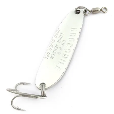 Vintage Luhr Jensen Krocodile #3, 1/3oz trout fishing spoon #22833