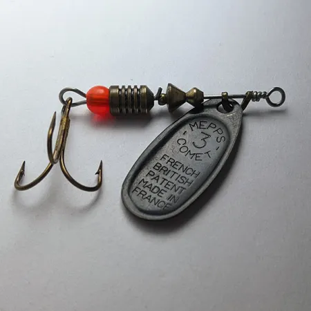 Vintage Mepps Black Fury 3, 1/4oz spinning lure #22835