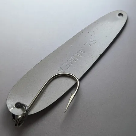 Vintage Slammer, 2/5oz black/white/purple fishing spoon #22838