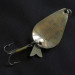 Vintage  Acme K.O. Wobbler, 1/2oz brass/copper/red/white fishing spoon #22858