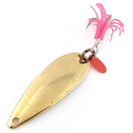 Vintage Johnson Sprite, 1/3oz gold fishing spoon #22860