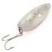 Vintage  Seneca Little Cleo (Hula Girl), 1/2oz white pearl/pink/nickel fishing spoon #22861