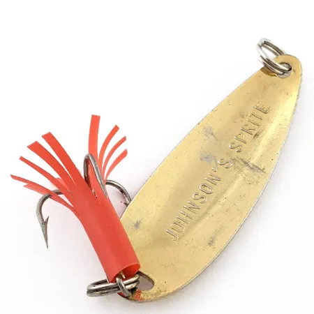 Vintage Johnson Sprite, 1/3oz gold fishing spoon #22868