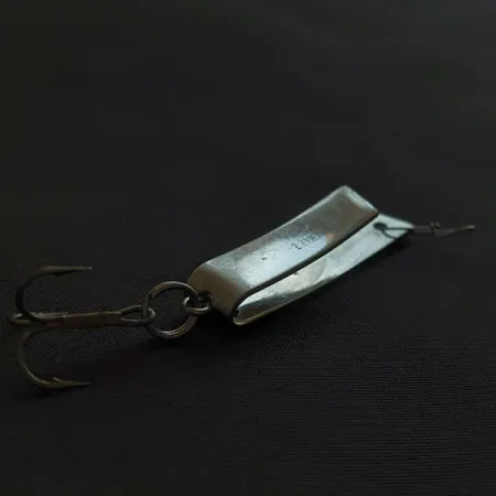 Vintage Luhr Jensen Super-Duper 503, 1/8oz nickel fishing spoon #22870