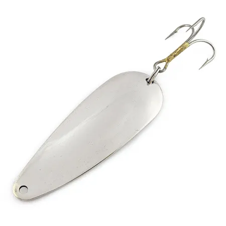 Vintage Weber Gypsy King 0, 2/5oz nickel fishing spoon #22878
