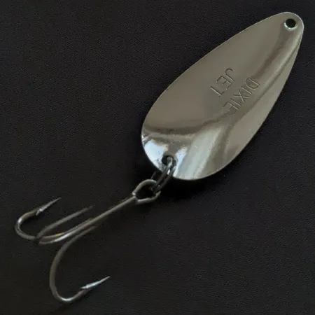 Vintage Dayton Bait Company Dixee Jet, 2/3oz nickel fishing spoon #22880