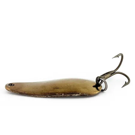 Vintage Otto's ACE BAITS, 3/5oz nickel/brass fishing spoon #22886