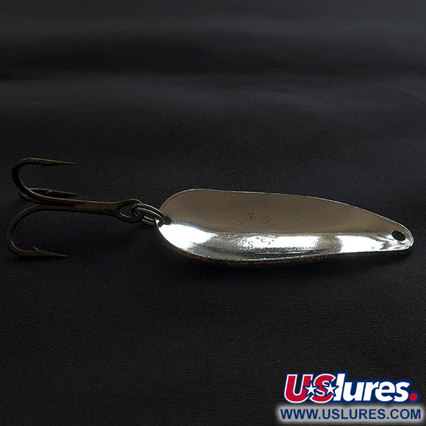 Vintage   Otto's ACE BAITS, 3/5oz nickel/brass fishing spoon #22886