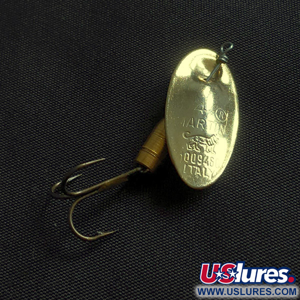 Vintage   Panther Martin 4, 1/8oz gold spinning lure #22889