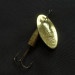 Vintage   Panther Martin 6, 3/16oz gold fishing spoon #22890