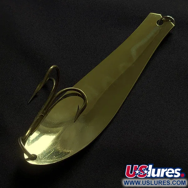 Vintage Prescott Spinner Big Doctor 285, 1oz gold fishing spoon #22892