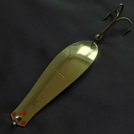 Vintage Prescott Spinner Big Doctor 285, 1oz gold fishing spoon #22892