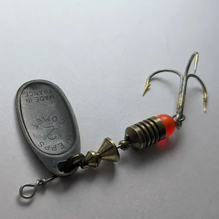 Vintage Mepps Black Fury 2, 3/16oz spinning lure #22895