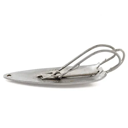 Vintage Acme Weedless Minnow, 1oz nickel fishing spoon #22899