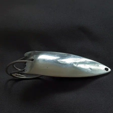 Vintage Acme Weedless Minnow, 1oz nickel fishing spoon #22899
