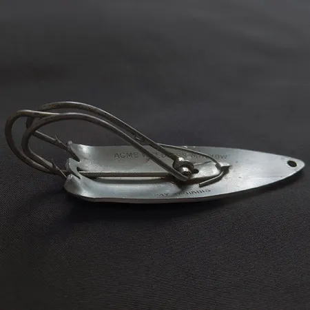 Vintage Acme Weedless Minnow, 1oz nickel fishing spoon #22899