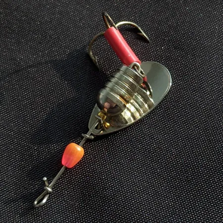 Vintage Heddon HEP 1, 1/8oz nickel spinning lure #22906