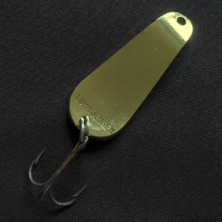 Vintage Luhr Jensen Maisie, 1/4oz gold fishing spoon #22908