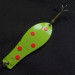 Vintage  Prescott Spinner Little Doctor 265, 1/3oz nickel/red/chartreuse fishing spoon #22913