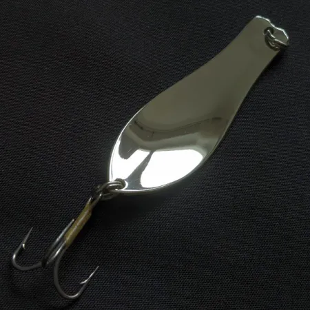 Vintage Prescott Spinner Little Doctor 265, 1/3oz nickel/red/chartreuse fishing spoon #22913