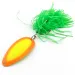 Vintage   Red Eye Lures, 1/2oz yellow/orange fishing spoon #22916