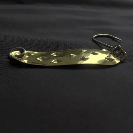 Vintage Luhr Jensen Alpena Diamond, 3/16oz gold fishing spoon #22917