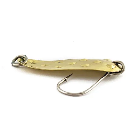 Vintage Luhr Jensen Alpena Diamond, 3/16oz gold fishing spoon #22917