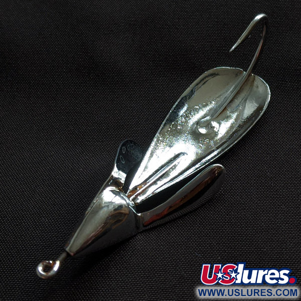 Vintage  Jonny ONeils Weed Wing Jonny O'Neil's, 1/3oz nickel fishing spoon #22918