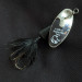 Vintage  Yakima Bait Worden's Vibric Rooster Tail, 2/5oz silver/black spinning lure #22921