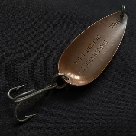 Vintage Eppinger Dardevle Dardevlet, 3/4oz Red Devle fishing spoon #22923