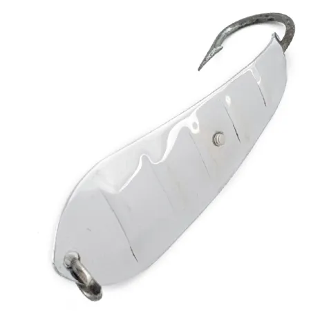 Vintage Barracuda Reflecto Spoon #3, 2/5oz nickel fishing spoon #22931