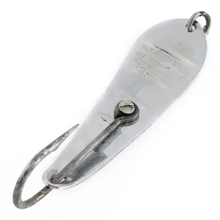 Vintage Barracuda Reflecto Spoon #3, 2/5oz nickel fishing spoon #22931