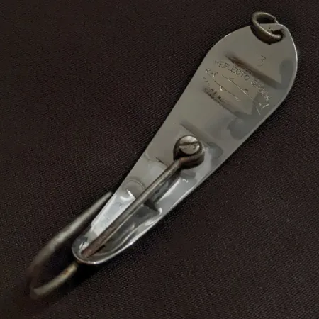 Vintage Barracuda Reflecto Spoon #3, 2/5oz nickel fishing spoon #22931