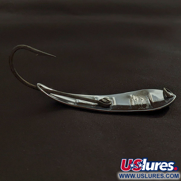 Vintage   Barracuda Reflecto Spoon #3, 2/5oz nickel fishing spoon #22931