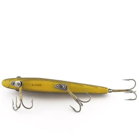 Vintage L&S Bait Mirro lure L&S Mirrolure 52M19, 1/2oz gold fishing lure #22932