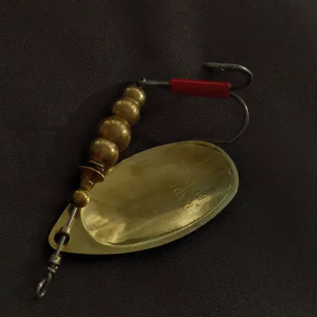 Vintage Mepps Aglia 5, 1/2oz brass spinning lure #22936