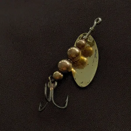 Vintage Renosky Lures Swiss Swing 1, 1/8oz brass spinning lure #22937