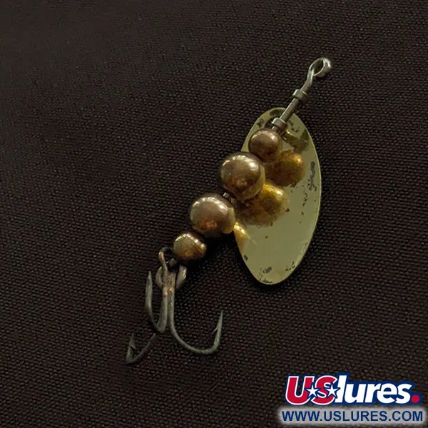 Vintage  Renosky Lures Swiss Swing 1, 1/8oz brass spinning lure #22937