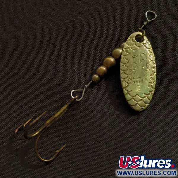 Vintage   C.P. Swing 3, 1/8oz brass spinning lure #22938