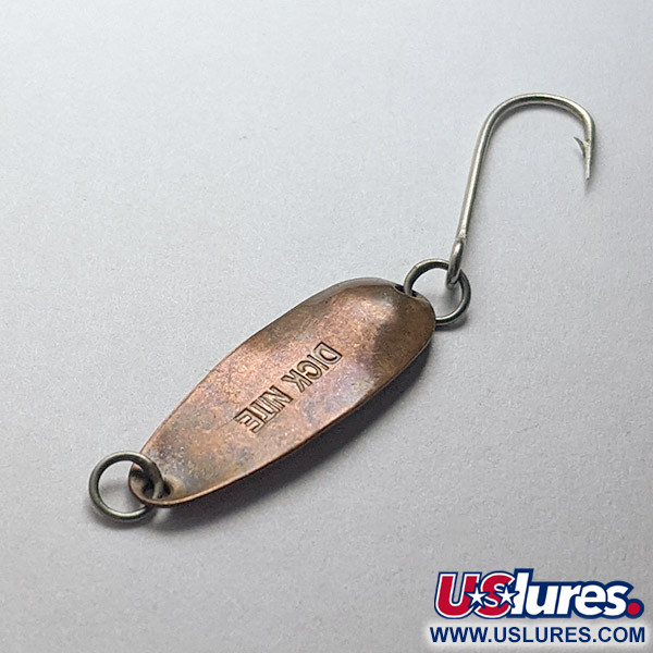 Vintage  Dick Nite Spoons Dick Nite, 1/32oz copper fishing spoon #22940