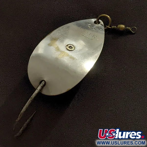 Vintage   Miller 66, 1/4oz silver fishing spoon #22949